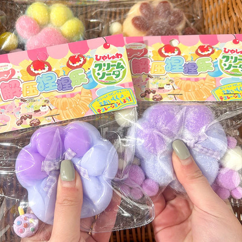  Cat Paw Mochi Squishy Fidget Toy Plush cashymart