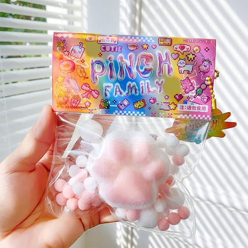  Cat Paw Mochi Squishy Fidget Toy Plush cashymart