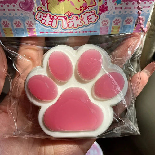  Cat Paw Mochi Squishy Fidget Toy Plush cashymart