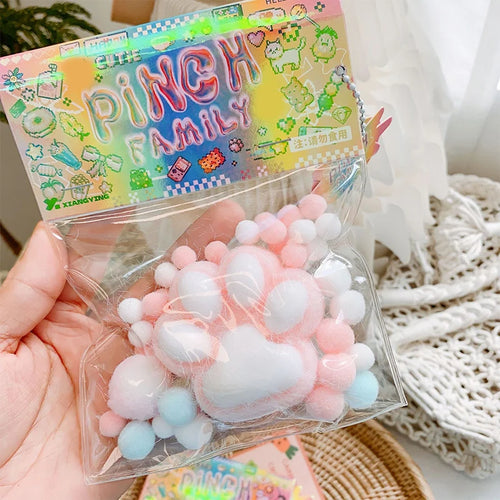  Cat Paw Mochi Squishy Fidget Toy Plush cashymart