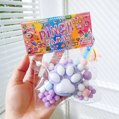  Cat Paw Mochi Squishy Fidget Toy Plush cashymart