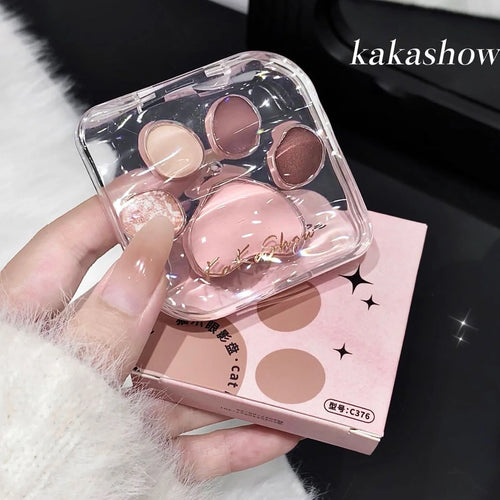  Cat Paw Shape Eye Shadow Palette 5 Colors cashymart