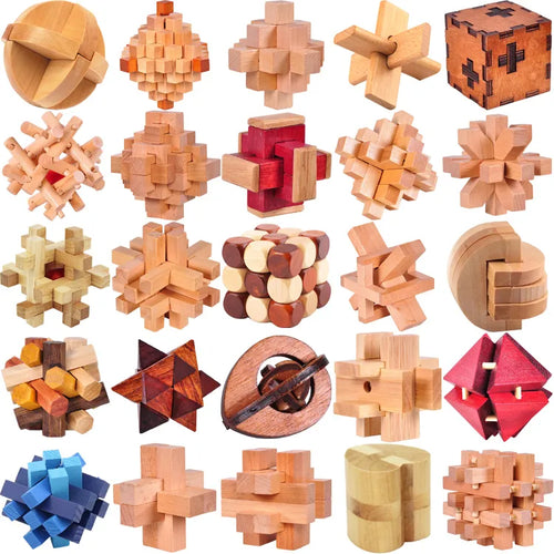  Challenging Classic Wooden Puzzle cashymart