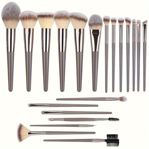  Champagne Luxe Makeup Brush Set cashymart