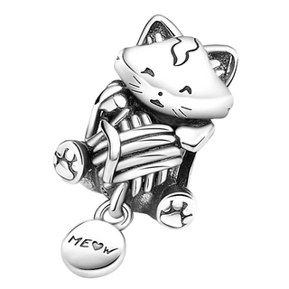  Charming 925 Silver Persian Cat Charms cashymart