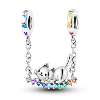  Charming 925 Silver Persian Cat Charms cashymart
