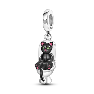  Charming 925 Silver Persian Cat Charms cashymart