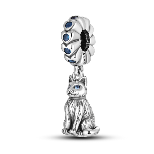  Charming 925 Silver Persian Cat Charms cashymart