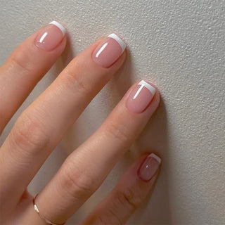  Charming Bow French Ballet Press-On Nails cashymart
