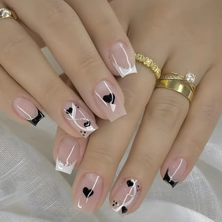  Charming Bow French Ballet Press-On Nails cashymart
