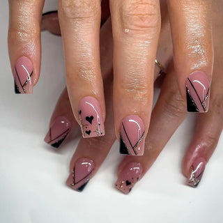  Charming Bow French Ballet Press-On Nails cashymart