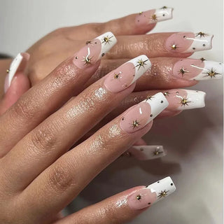  Charming Bow French Ballet Press-On Nails cashymart