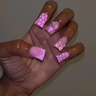  Charming Bow French Ballet Press-On Nails cashymart