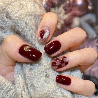  Charming Pink Flame Long Ballet Press-On Nails cashymart