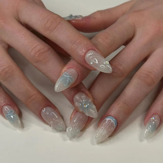  Charming Strawberry Almond Press-On Nails cashymart