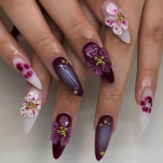  Chic Almond Press-On Nails cashymart
