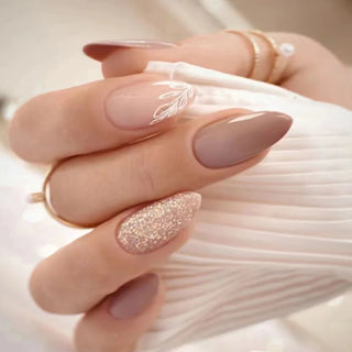  Chic Almond Press-On Nails cashymart