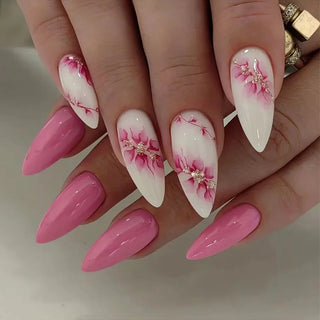  Chic Almond Press-On Nails cashymart