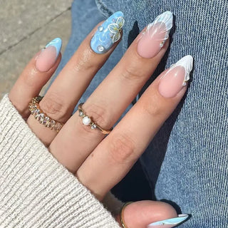  Chic Almond Press-On Nails cashymart