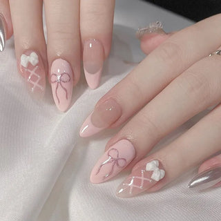 Chic Almond Press-On Nails cashymart