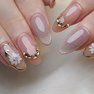  Chic Almond Press-On Nails cashymart