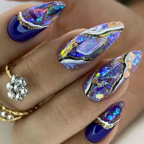  Chic Almond Press-On Nails cashymart