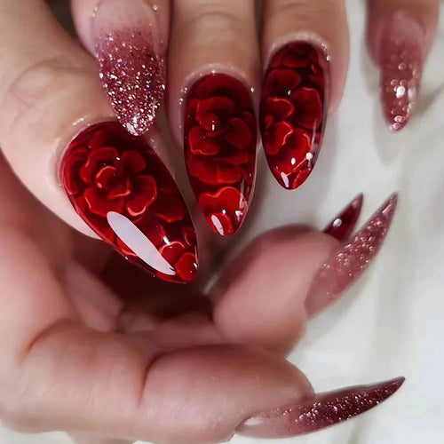  Chic Almond Press-On Nails cashymart