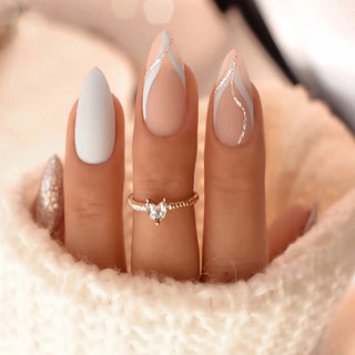 Chic Almond Press-On Nails cashymart