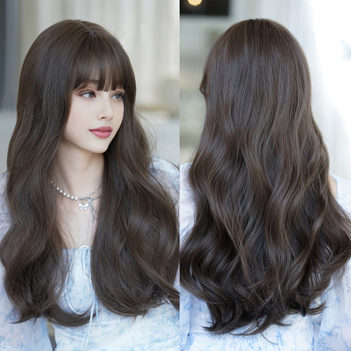  Chic Chocolate Long Curly Wig cashymart