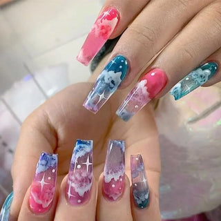  Chic Noir Ballerina Press-On Nails cashymart
