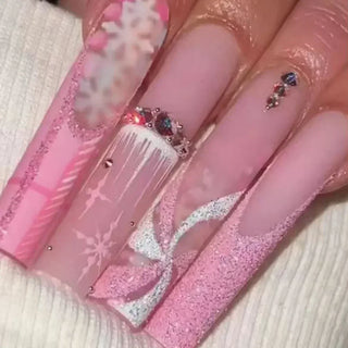  Chic Noir Ballerina Press-On Nails cashymart