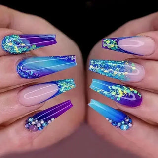  Chic Noir Ballerina Press-On Nails cashymart
