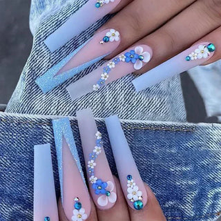  Chic Noir Ballerina Press-On Nails cashymart