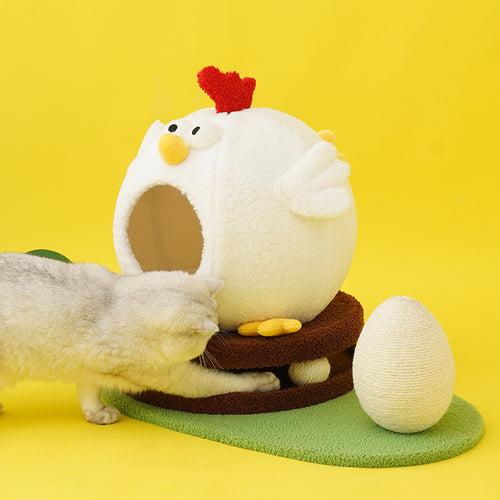  Chick Cat Litter Summer Retreat with Turntable Play Toys cashymart