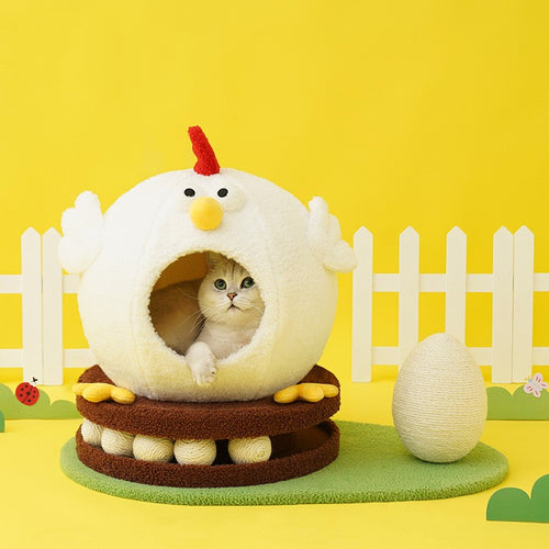 Chick Cat Litter Summer Retreat with Turntable Play Toys cashymart