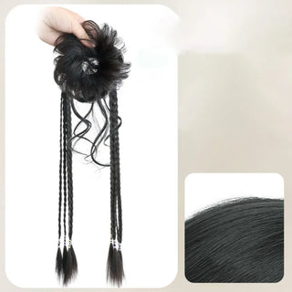  Chinese Flower Bud Synthetic Wig Hairpiece cashymart