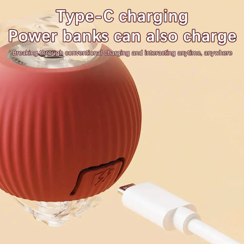  Chirping Motion Cat Ball: Interactive Teaser Toy cashymart