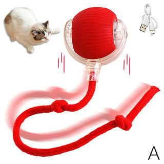  Chirping Motion Cat Ball: Interactive Teaser Toy cashymart