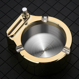  Cigarette Ashtray With Match Lighter cashymart