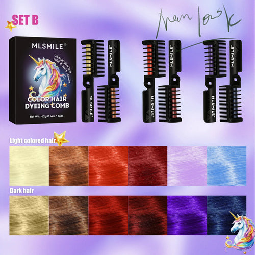  Color Hair Dyeing Comb cashymart