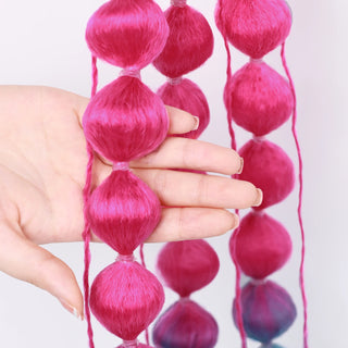  Colorful Bubble Braid Ponytail Extension cashymart