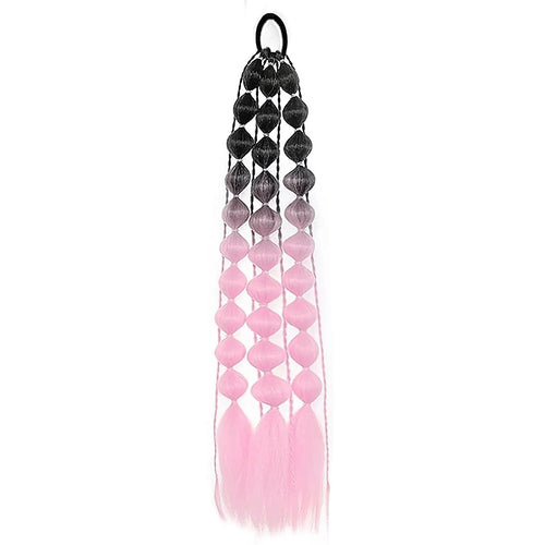  Colorful Bubble Braid Ponytail Extension cashymart