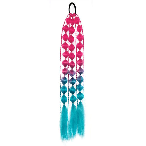  Colorful Bubble Braid Ponytail Extension cashymart