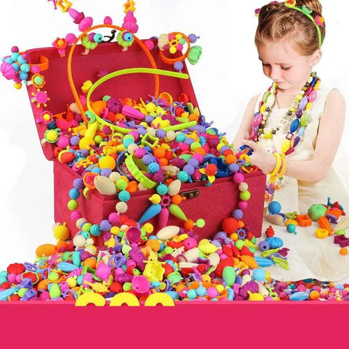  Colorful DIY Bead Craft Kit for Young Creators cashymart