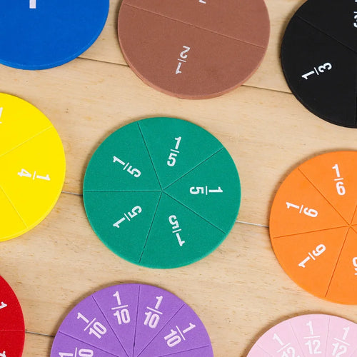  Colorful EVA Fraction Learning Set cashymart