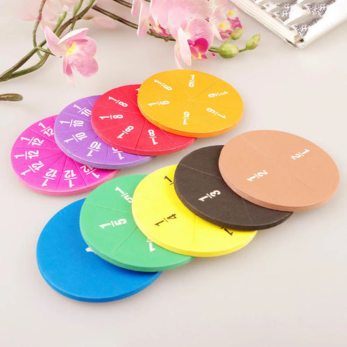  Colorful EVA Fraction Learning Set cashymart
