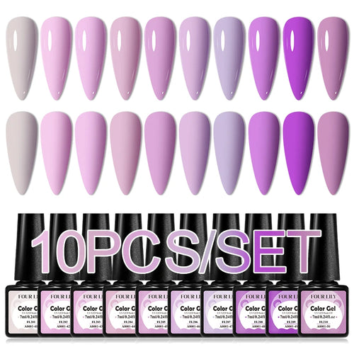  Colorful Gel Nail Polish Kit for Long Lasting Manicures cashymart