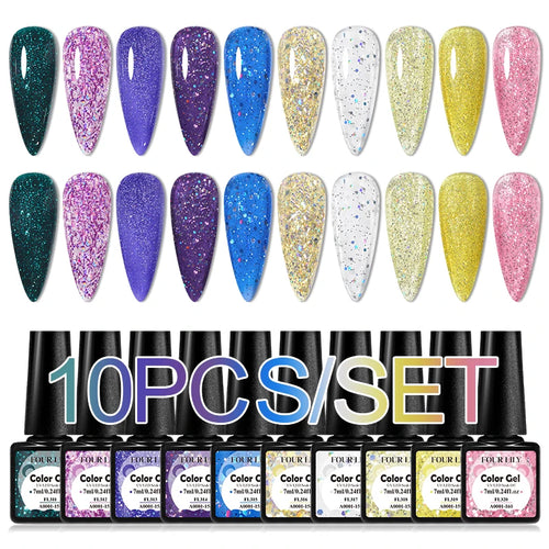  Colorful Gel Nail Polish Kit for Long Lasting Manicures cashymart