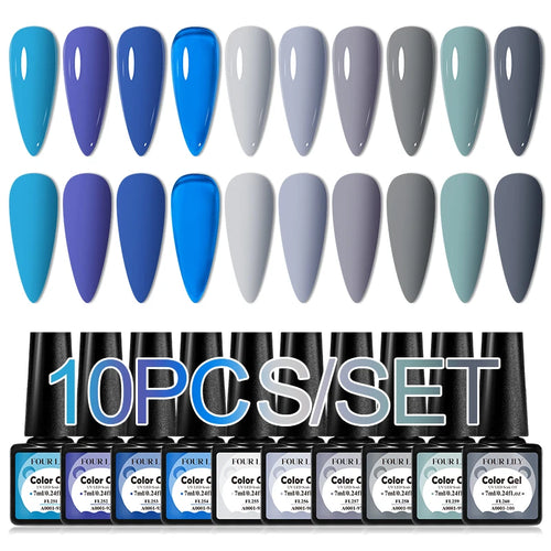  Colorful Gel Nail Polish Kit for Long Lasting Manicures cashymart