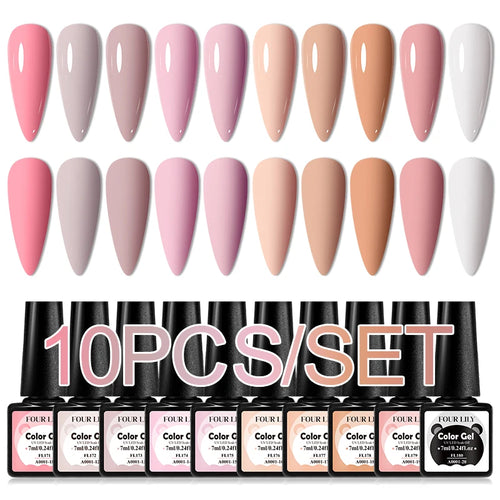  Colorful Gel Nail Polish Kit for Long Lasting Manicures cashymart